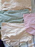 恒源祥内裤女纯棉全棉中高腰收腹妈妈女士石墨烯薄款透气大码短裤夏季 2肤+1粉+1绿 175 实拍图