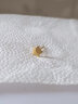 周大福 星星足金黄金耳钉(工费120) 约1.15g EOF58 晒单实拍图
