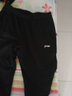 李宁（LI-NING） 运动裤男卫裤夏季直筒休闲裤子男大码健身跑步裤篮球训练裤 新基础黑 (棉质-收口带拉链) XL (180) 实拍图