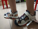 ABC KIDS凉鞋男童凉鞋2026夏季新款儿童沙滩鞋防滑耐磨女童包头儿童凉鞋 （偏大一码）米色 34 实拍图