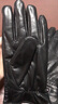 曼查斯特 皮手套男士 冬季保暖 羊皮手套男士新款真皮手套MCS8109 绵羊皮触控黑色 L 实拍图