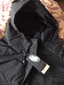 啄木鸟羽绒服男中老年人加厚连帽爸爸冬装中年男士外套大码宽松爷爷衣服 短款-虾青色 3XL(建议155-170斤) 实拍图