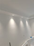 雷士（NVC）LED射灯客厅背景墙天花灯筒灯阻燃PP半光白5瓦暖白光开孔75-80mm 晒单实拍图