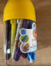 得力(deli)12色水溶性油画棒 画笔 丝滑蜡笔炫彩棒美术工具彩笔幼儿绘画礼物 筒装72054 五一出游六一儿童节 实拍图