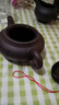 润华年宜兴手工紫砂壶大茶壶手工泡茶壶单人功夫茶具家用西施壶大容量泡 乾坤壶清水泥 500ml 实拍图