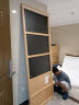 源氏木语挂墙系统实木置物架组合书架餐边柜收纳墙(橡木洞洞板背板0.8m) 晒单实拍图