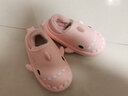 LATE TIME儿童棉拖鞋包跟男女童防水防滑中大童棉拖鞋软底防滑鲨鱼保暖棉鞋 粉色 内长21cm 【210】适合脚长约20cm 实拍图