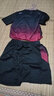 纽凯森 NEWKKASEN健身衣服男女冰丝速干运动服套装夏季短袖T恤跑步装备篮球训练裤 黑红套装 XL（体重65-75kg) 实拍图