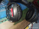 赛德斯（Sades）R16 电竞游戏头戴式耳机（黑红）7.1声道震动USB电脑笔记本有线吃鸡耳麦听声辩位不夹耳 实拍图
