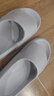 朴西拖鞋男士夏季外穿2025新款室内家居防滑防臭踩屎感大码凉拖鞋男款 岩石灰 【除臭无味】 42-43 实拍图