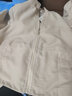 梦史怡短款风衣女小个子外套2021新款时尚百搭宽松夹克女 米白色 春秋款【带内衬】 L 【100-115斤左右】 实拍图