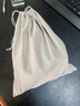 攸竹加厚绒布袋丝绒袋束口袋防尘袋收口拉绳袋布袋饰品首饰袋包装袋 25(宽)*30CM(高)灰色 实拍图