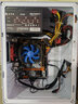 硕一商务办公电脑机箱台式机迷你小型手提桌面主机箱（M-ATX/ITX主板/ATX电源/0.6加厚板材） V200白色【0.6MM钢板】顺丰发货 实拍图