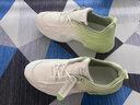卡帝乐鳄鱼（CARTELO）老爹鞋男鞋2025秋季鞋子男网面鞋厚底休闲鞋男士运动鞋 白绿 44 实拍图