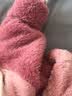 婴儿毛毛衣家居服男童女童睡衣秋季冬装新款卡通小童幼儿宝宝套装 粉红色 100cm 实拍图
