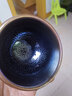 极友茗景德镇窑变天目釉建盏品茗杯主人杯单杯功夫茶具陶瓷个人单杯盏 蓝麒麟建盏90ml1只 实拍图