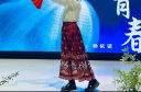 迪士尼（Disney）女童中国风古装改良马面裙套装女孩大童秋款儿童汉服旗袍明制唐装 红色全套 140cm年龄适合8-9岁小孩子 晒单实拍图