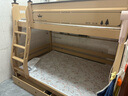 欧梵森（OUFANSEN）上下床子母儿童床成人橡胶木上下铺双人小户型两层高低床 爬梯款 上宽115下宽135 实拍图