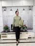 俞兆林（YUZHAOLIN）2026新款国风妈妈春装针织两件套中老年女装新中式奶奶秋冬装外套 B5979灰蓝色两件套 2XL 建议120-140斤 实拍图