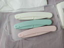 BLUETHIN安全型折叠式修眉刀锋利防刮伤便携新手适用刮毛剃毛刀片工具套装 三支眉刀-盒装 1件 实拍图
