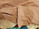 森马（Semir）休闲裤女抽绳工装裤甜酷冬肌理阔腿裤百搭 粉红60056 150/58A/XS 实拍图