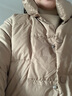 马克印象2025秋冬新款羽绒服女短款立领休闲百搭90白鸭绒小个子时尚外套女 DH106  卡其色 S （80-100斤） 实拍图