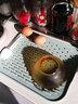 Saemmi硅胶锅垫餐桌垫隔热垫家用盘碗茶杯垫高级厨房沥水防滑垫儿童餐垫 马卡龙-暮光绿 实拍图