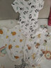 婧麒（JOYNCLEON）新生婴儿纯棉连体衣服初生宝宝无骨连身衣满月爬爬服春季四季哈衣 橙子 66cm 实拍图