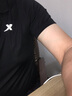 特步短袖男T恤夏季POLO衫透气上衣男士翻领t恤运动体恤休闲半袖 黑-9304（100%聚酯纤维） 2XL 实拍图