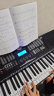 美科（MEIRKERGR）MK-975 61键钢琴键多功能智能电子琴儿童初学乐器 连接U盘手机pad 实拍图