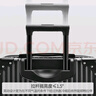ULDUM行李箱男旅登机箱行箱子铝框拉杆箱学生小型登机密码箱皮箱开学季 星耀铂金铝框-尊贵黑 20英寸 【可登机】 实拍图