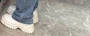 思加图夏季新款奶油鞋凉拖鞋厚底坡跟外穿拖鞋女凉鞋EYB71BT3 原色米 37 晒单实拍图