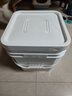 佳叶（JIAYE）加厚耐用食品级正方形防潮收纳桶塑料桶桶钓鱼桶养鱼储水桶包装桶 25L-白色【新品】 实拍图
