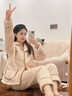 莫代尔睡衣女冬季加厚加绒珊瑚绒法兰绒保暖秋冬款女士2022年新款家居服 1609 XL 实拍图
