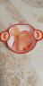 五和（WUHE）儿童碗餐具套装宝宝碗勺卡通碗勺家用吃饭辅食碗小猪佩奇汤饭碗 萌候（头型碗+中勺） 实拍图