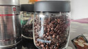 CAFEDE KONA真空按压玻璃密封罐 零食茶叶咖啡豆奶粉储物罐厨房收纳罐 白色 1150ml 实拍图