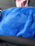 洗车毛巾汽车超细纤维大号毛巾加厚吸水擦车巾洗车布用品60*180 蓝色 30*70cm三条装 实拍图