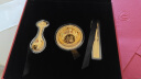 周大福 金碗筷勺三件套 定价足金黄金金片 EOR761 晒单实拍图