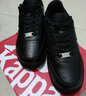 KAPPA男鞋板鞋男2025冬季新款小白鞋子男款情侣跑步鞋百搭休闲运动鞋 黑武士 38 (235mm) 实拍图