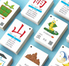 韵文识字英语单词卡片幼儿童启蒙英文字母3-6岁早教点读笔小学有声认知卡 WiFi点读笔【全套】语数英-套装 实拍图