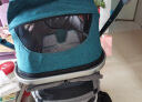 纽贝耳newber婴儿车婴儿推车可坐可躺0-3岁用可折叠高景观双向可调 墨绿【单推车】 实拍图