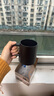 膳魔师（THERMOS）保温杯男女士咖啡杯陶瓷涂层杯子带勺杯子马克杯350ml JDZ-350 BK 实拍图