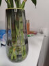 盛世泰堡玻璃花瓶透明水培容器插花瓶客厅桌面摆件T形竖棱款 20cm 实拍图