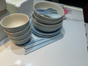 摩卡色mocarose碗碟套装碗盘家用餐具套装整套乔迁搬家新婚礼物炻瓷碗筷 炻彩尼罗蓝（精美礼盒装） 20头 实拍图
