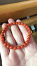可塘明珠 配珠宝鉴定证书 南红玛瑙手链 火焰纹凉山满肉柿子红女士天然手串 情人节礼物 珠径6MM 实拍图
