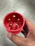 德力西电气航空插头插座耦合器连接器 16A 5芯 415V工业插头 实拍图