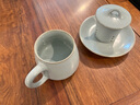 雅瓷汝窑办公室茶杯陶瓷男士茶具茶水分离带茶滤底托泡茶杯石瓢杯礼物 汝窑石瓢杯290ml1只 实拍图