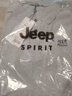 JEEP SPIRIT吉普短袖t恤男宽松翻领polo衫夏季纯色棉质商务休闲半袖体恤上衣 灰色 L(建议130-145斤) 实拍图