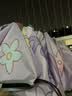 bpb 儿童防回弹遮阳伞安全防晒折叠伞女孩小学生专用晴雨两用雨伞 小兔飞马.自动(防回弹+反光条) 实拍图