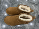 百丽（Belle）户外徒步雪地靴女休闲保暖短靴D1D1DDM4 棕色 35 (225mm) 实拍图